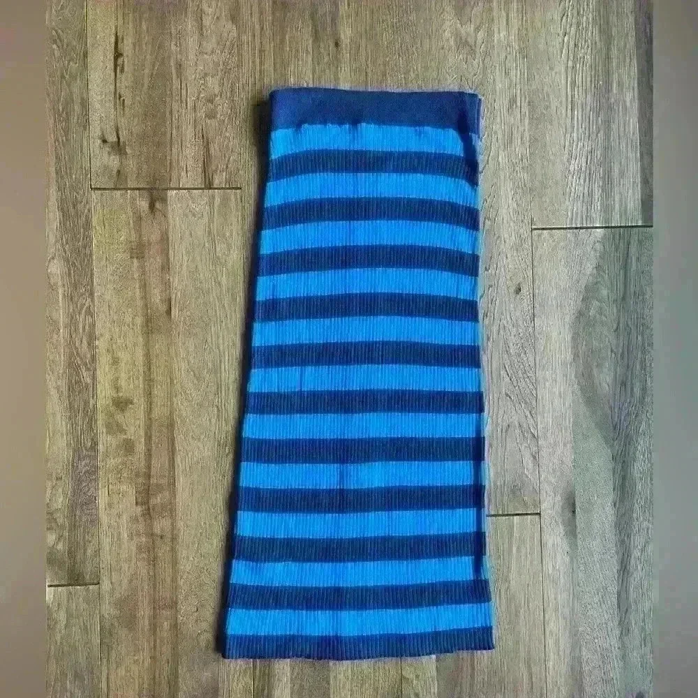 Daily Practice‎ by Anthropologie Ribbed Knit Skirt Sz S Preppy Bodycon Art
